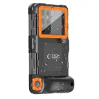 TECH-PROTECT IPX8 Universal Diving Waterproof Case Black/Orange — Photo 2