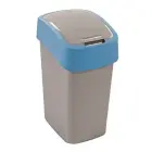 Atkritumu spainis Flip Bin 9L sudraba/zils Foto 1