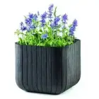 Lillepott "Cube Planter" M, hall — Foto 5