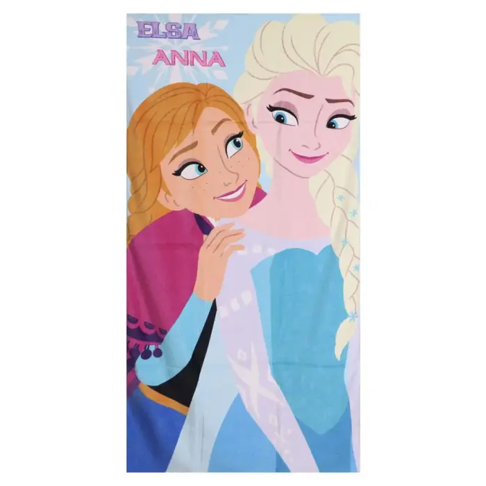 Disney Frozen kokvilnas pludmales dvielis