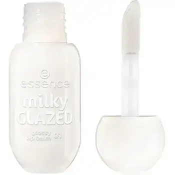 Essence Milky GLAZED Glossy Lip Balm - Lesklý balzám na rty 4 ml 04 Berry Au Lait