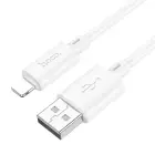 Cable USB A to Lightning Hoco 2,4A 1 m X88 white Photo