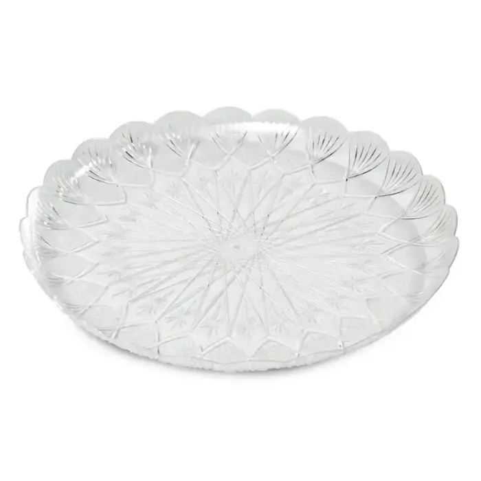 Easy Bake läbipaistvad plastist kandikud, Ø33 cm, 2 tk komplekt