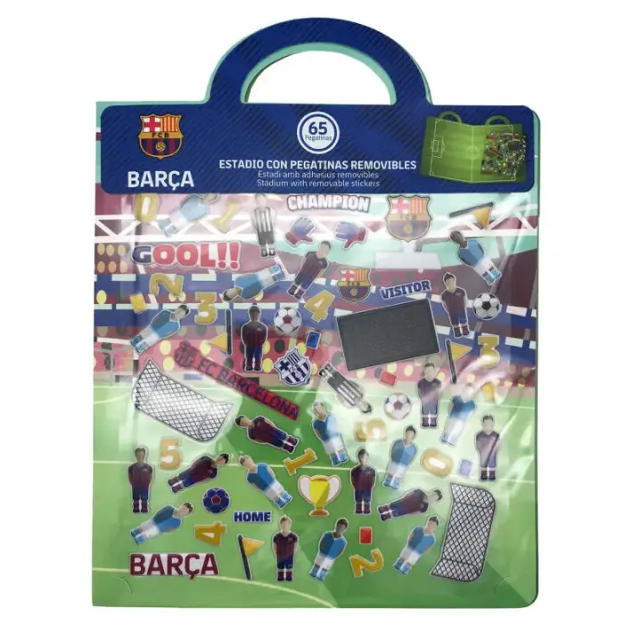 FC Barcelona korduvkasutatav staadioni 3D kleebiste raamat