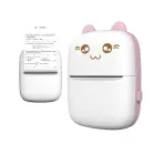 HURC9 Bluetooth Thermal Printer Mini Kitty with App - Pink Фото num