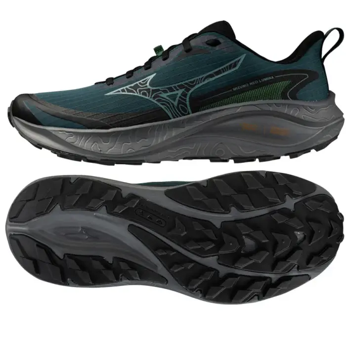 Mizuno NEO LUMINA J1GJ267302 Skriešanas apavi Zaļi 44 Zaļš