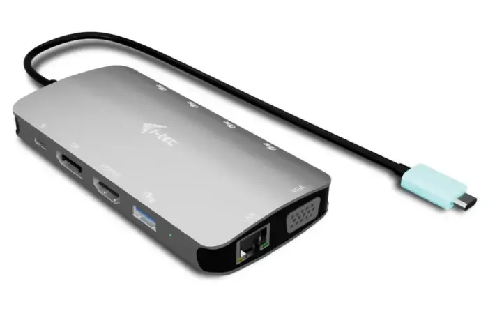 i-tec dokijaam USB-C Metal Nano 3x Display (DP, HDMI and VGA) Power Delivery 100 W
