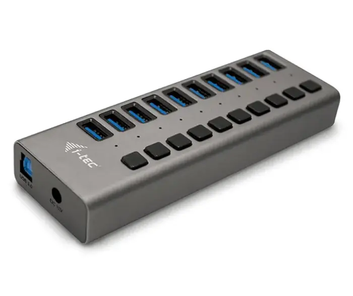 i-tec USB 3.0 charging HUB 10 Port + napájecí Adapter 48 W