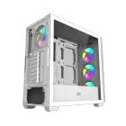 Darkflash DS900WS Computer Case (White) + 4 ARGB Fans — Photo 2