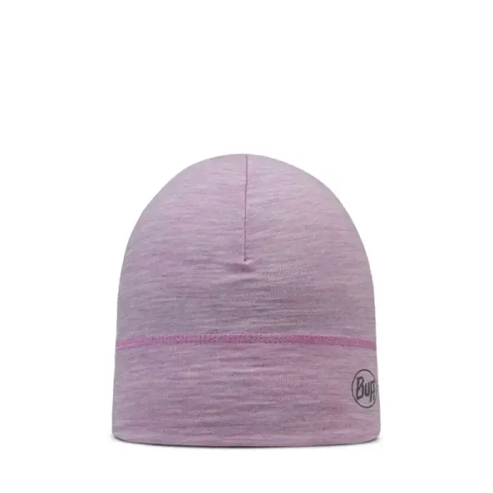 BUFF MERINO LIGHTWEIGHT BEANIE SOLID PANSY