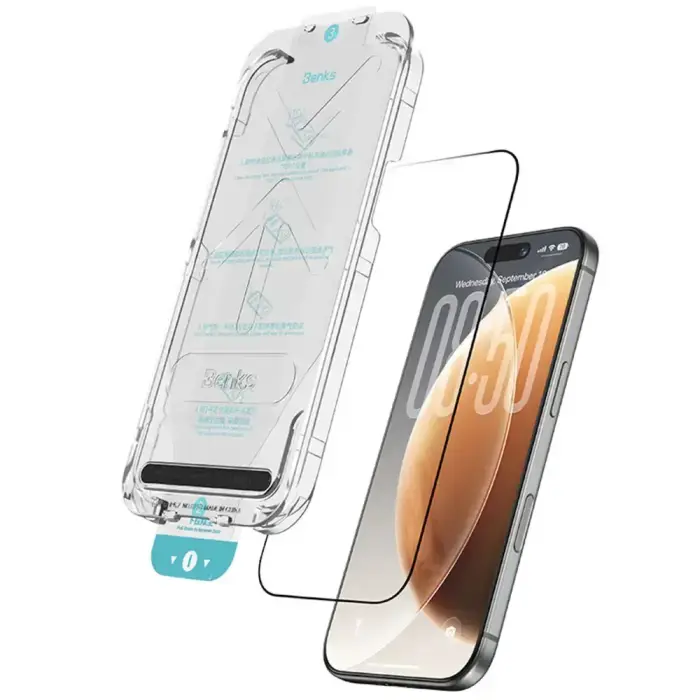 Benks OmniWarrior aizsargstikls telefona ekrānam iPhone 18 Pro Max | iPhone 17 Pro Max