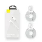 Baseus Simple Wisdom data transfer and charging cable | USB-A to Lightning | 12W | 1.5m | white | 2-pack Photo