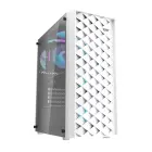 Darkflash DK351 Computer Case + 4 Fans (White) — Photo 1