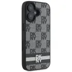 DKNY Checkered Pattern & Printed Stripes Hard Case for iPhone 16 — Photo 4