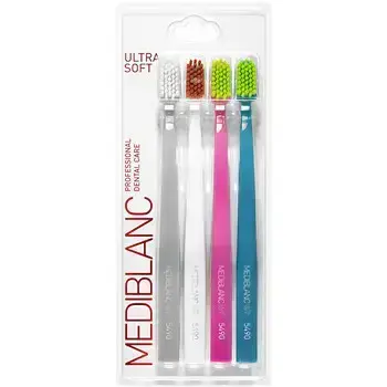 MEDIBLANC Ultra Soft - zobu birste 4 gab.