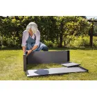Rectangular Flower Bed Border Maple Trough 106x52x32cm, Grey — Photo 4