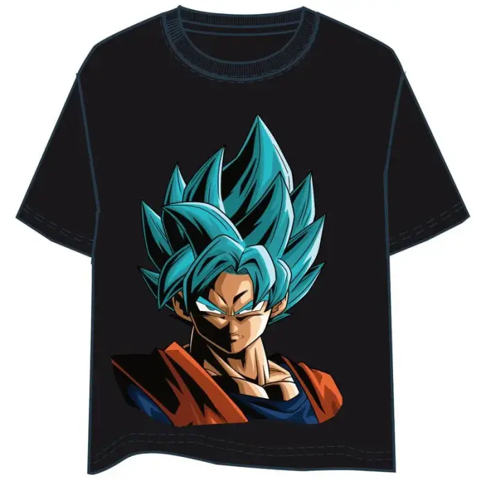 Dragon Ball Son Goku Super Saiyan Blue pieaugušo T-krekls