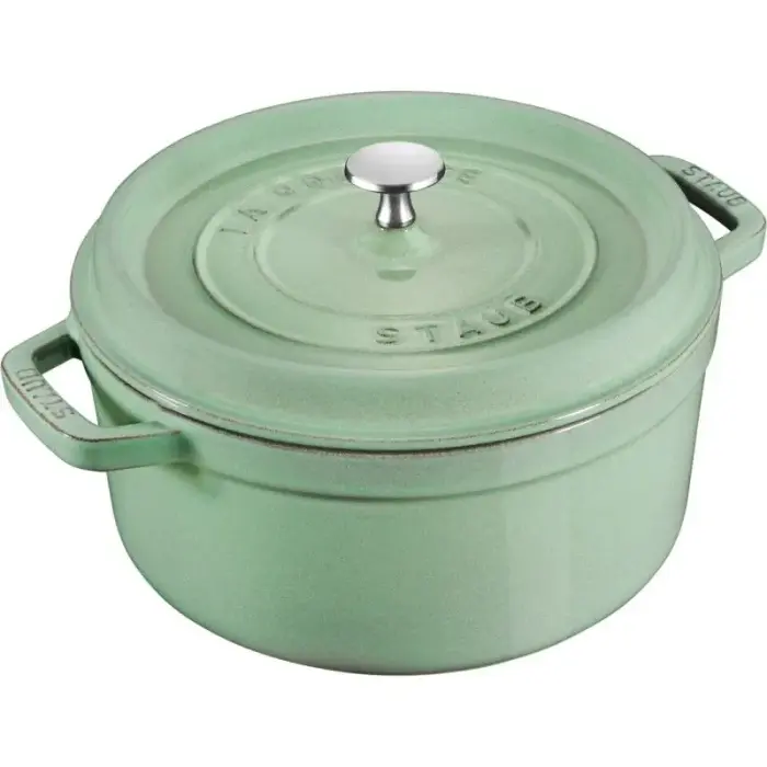 Staub Round Cast Iron Pot – 2.6 L, Mint