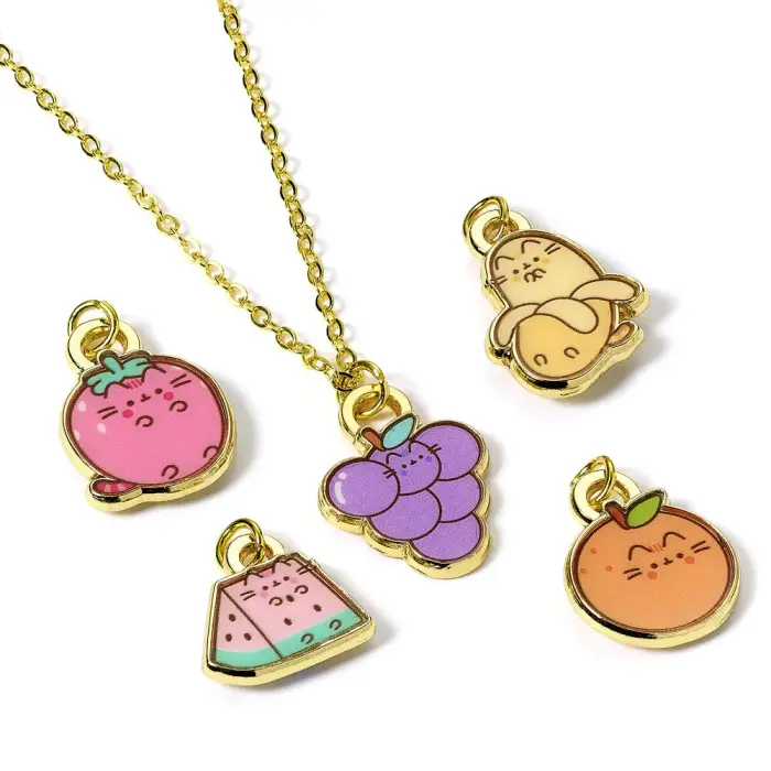 Pusheen Fruits kaelakee + ripatsid