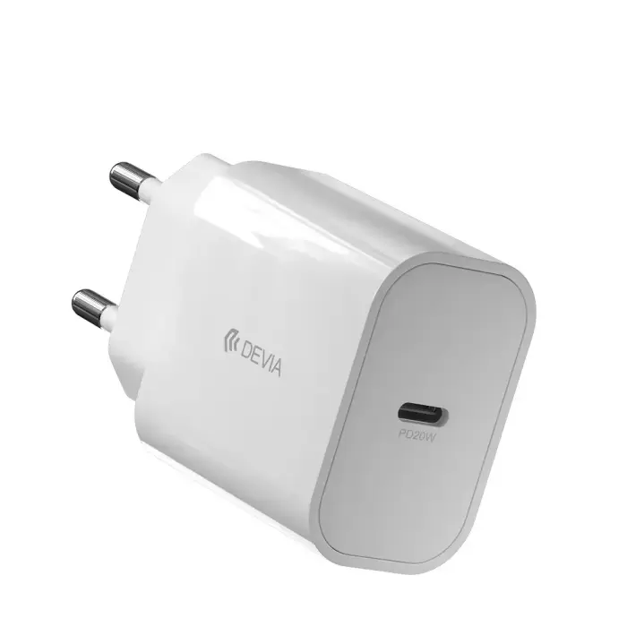 Devia Smart tīkla lādētājs | 20W | PD | USB-C | balts Foto 2
