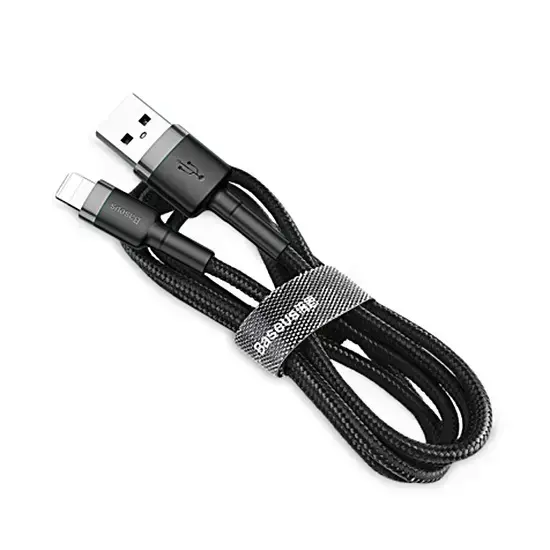 Baseus Cafule data transfer and charging cable | USB-A to Lightning | 12W | 0.5m | black, gray Photo