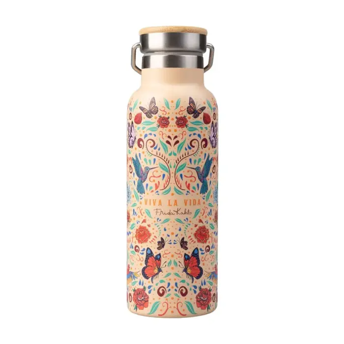 Frida Kahlo Long Live Life roostevabast terasest pudel 500ml