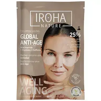 Iroha Nature Global Eye Care Niacinamide, Caffeine y Peptides 2 U