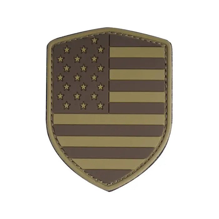 101 Inc. 3D Morale Patch – USA – Brown