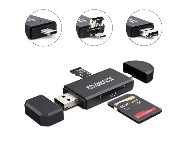 Fusion AK180 Compact Card Reader – Black