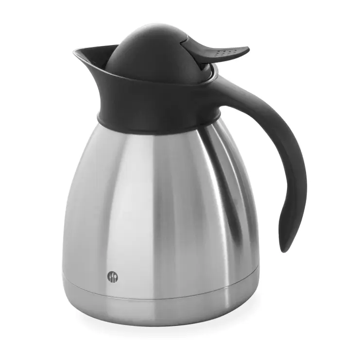 Termo kohvikann toitlustusele, roostevaba teras, topeltseinaga, 1L - Hendi 446508