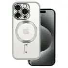 Metallic MagSafe Case for iPhone 15 Plus - Silver — Photo 1