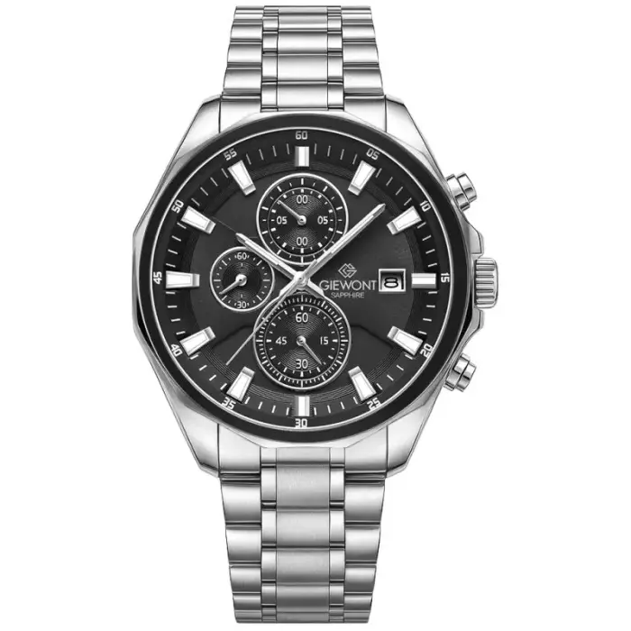Giewont Chronograph Sapphire Silver Meeste kell GW7290-B2