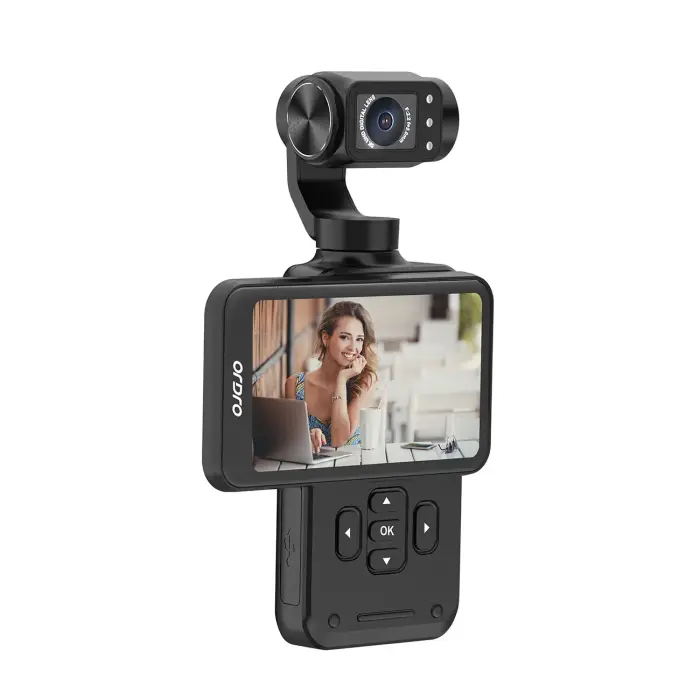 Ordro Pocket M5 5K Vlog Camera with 3-Axis Gimbal and 3.5" IPS Screen