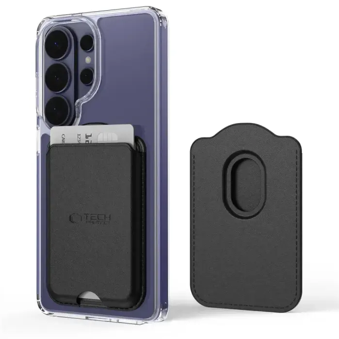 Tech-Protect CH02 MagWallet MagSafe magnetinė piniginė telefonui - Juoda