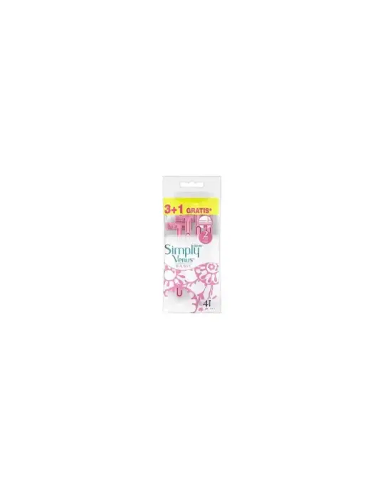 Gillette Simply Venus 2 Vienkartiniai skustuvai 3+1