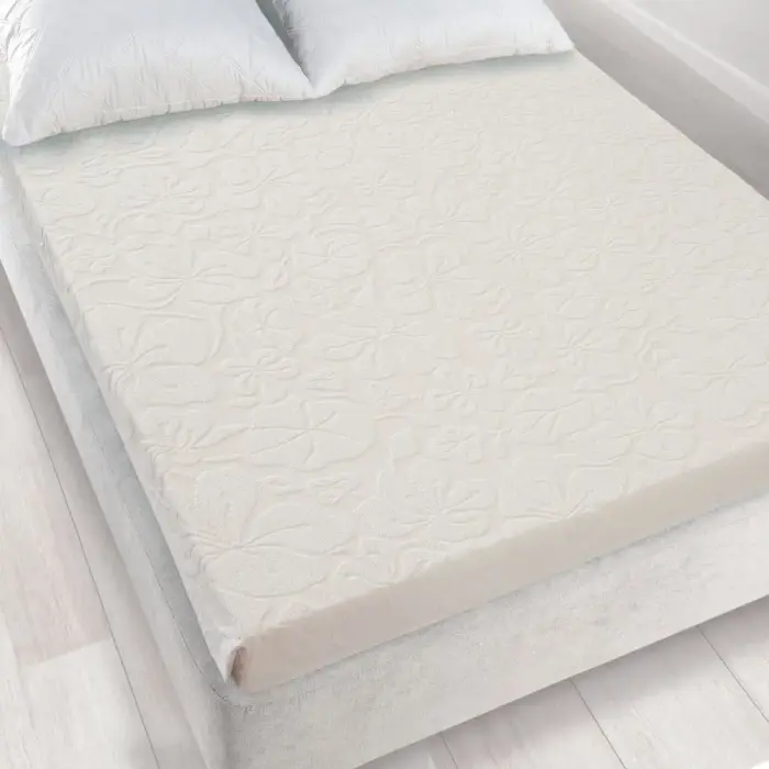 Zwoltex Tulipan Terry Jacquard Flat Sheet 150x205 cm Ecru