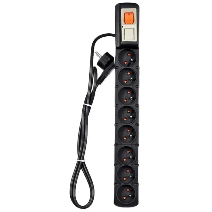 Surge Protection Power Strip HSK DATA ALP-ACARS8pro---0N