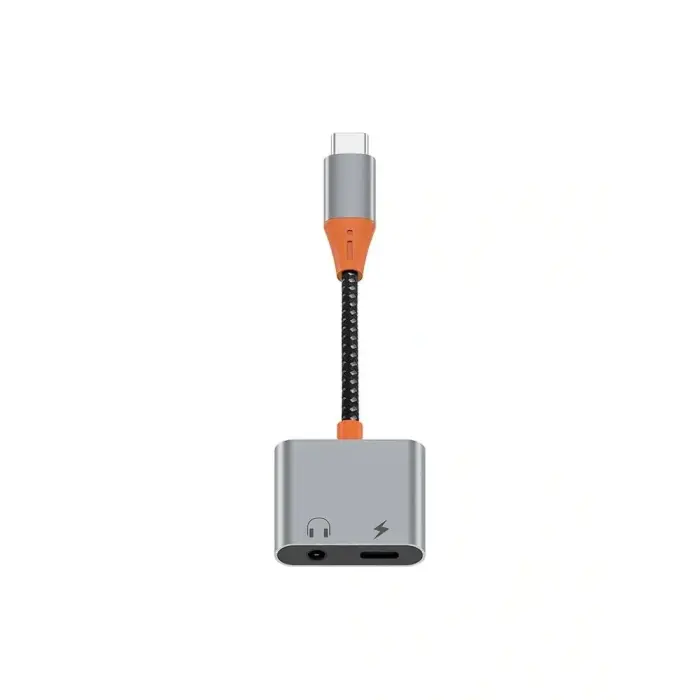 WiWU LT10 USB-C to USB-C + 3.5mm Audio Adapter