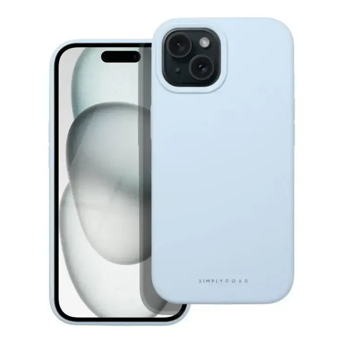 ROAR CLOUD SKIN ümbris iPhone 15-le, helesinine