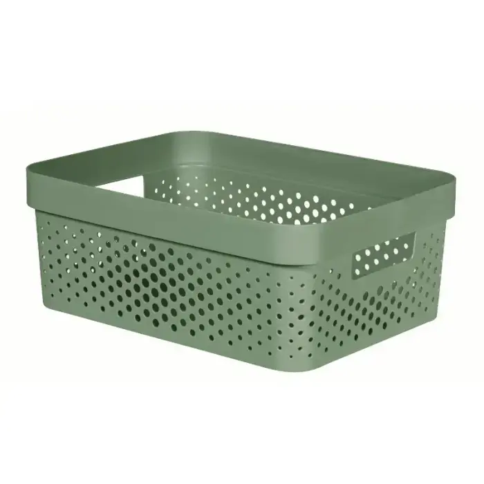 Infinity Pārstrādāta kaste 11L 36x27x14cm zaļa