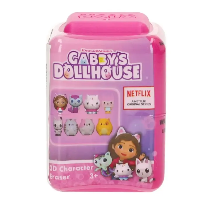 Gabby's Dollhouse assortee 3D puzzle kustutuskummi Palz kapsel