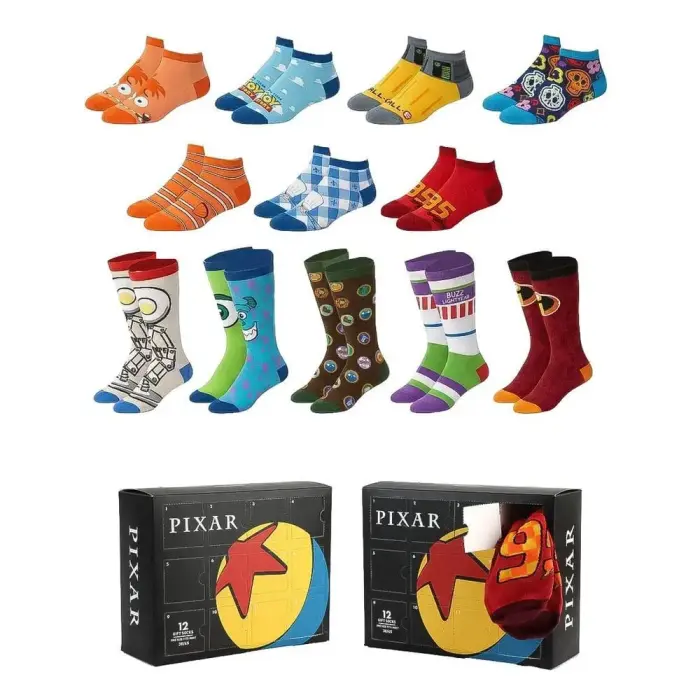 Disney Pixar assorted adult 12 socks set