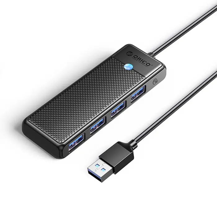 Orico PAPW4A-C3 4-Port USB-A Hub – Black