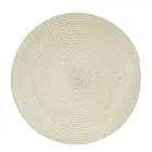 Table placemat Chef, diameter 38 cm, round, cream Photo