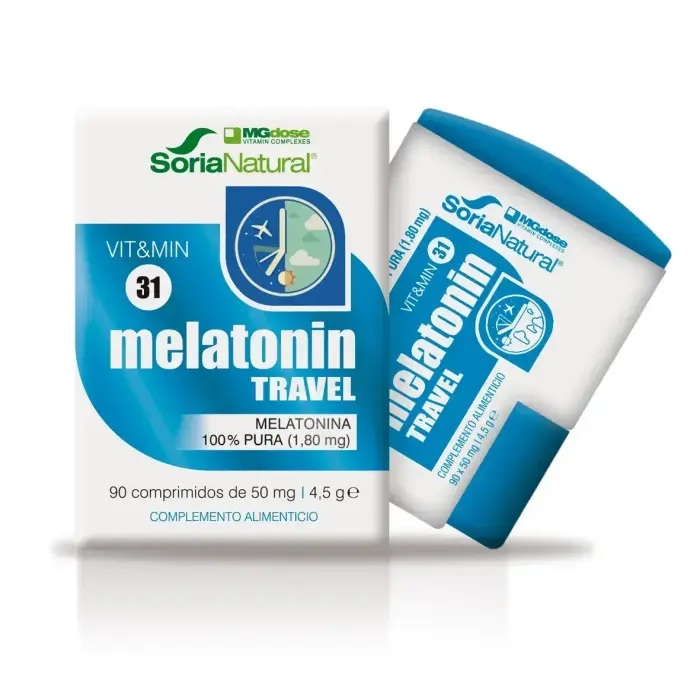 Mgdose Vit y Min 31 Melatonin Travel 90 x 50 mg