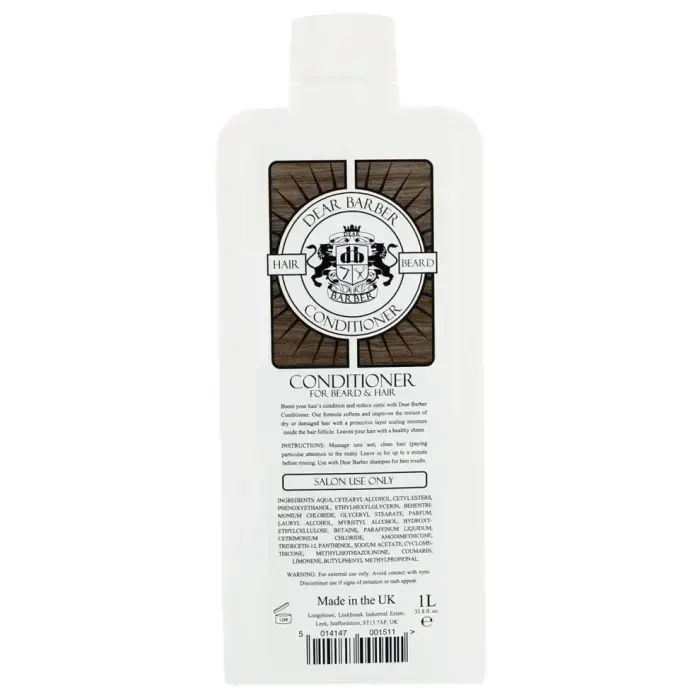 Dear Barber Hair and Beard Conditioner 1000 ml
