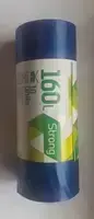 Waste Bags SORTEX, 160L, 75x115 cm, 50 Micron, Blue, 10 pcs.