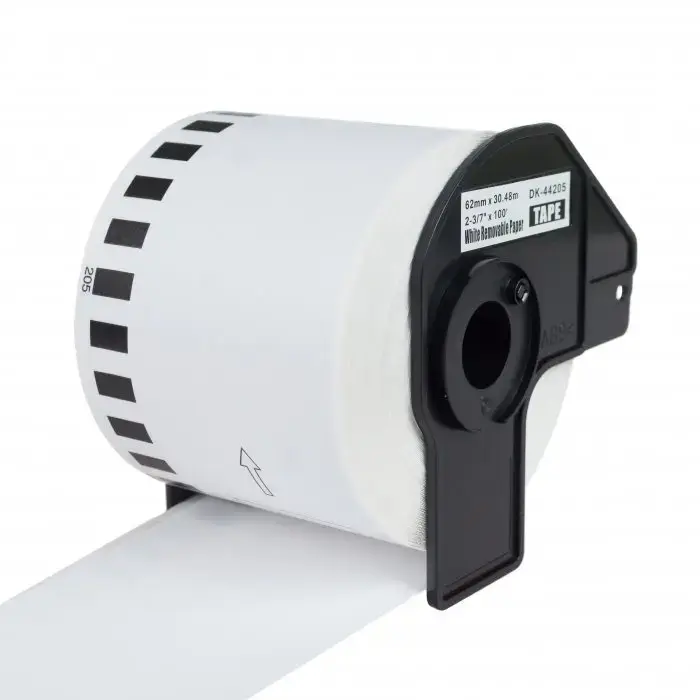 PRINTLINE kompatibilní s Brother DK-44205, valge pap. rull, snadno odlkitelná 62x30,48m