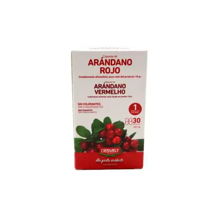 Desvelt Arándano Rojo 30 kapsulės