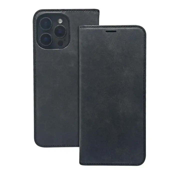 Smart Suede maciņš Honor 400 melns